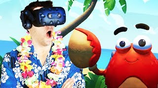 VIRTUAL REALITY ISLAND SURVIVAL! - Island Time VR Gameplay - VR HTC Vive Pro