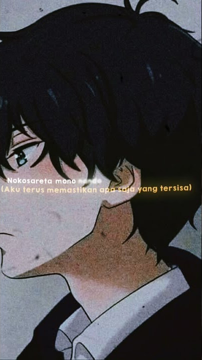 lirik lagu orange dan artinya :(