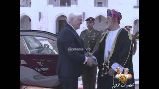 مراسم استقبال حضرة صاحب الجلالة السلطان هيثم بن طارق للرئيس الألماني
