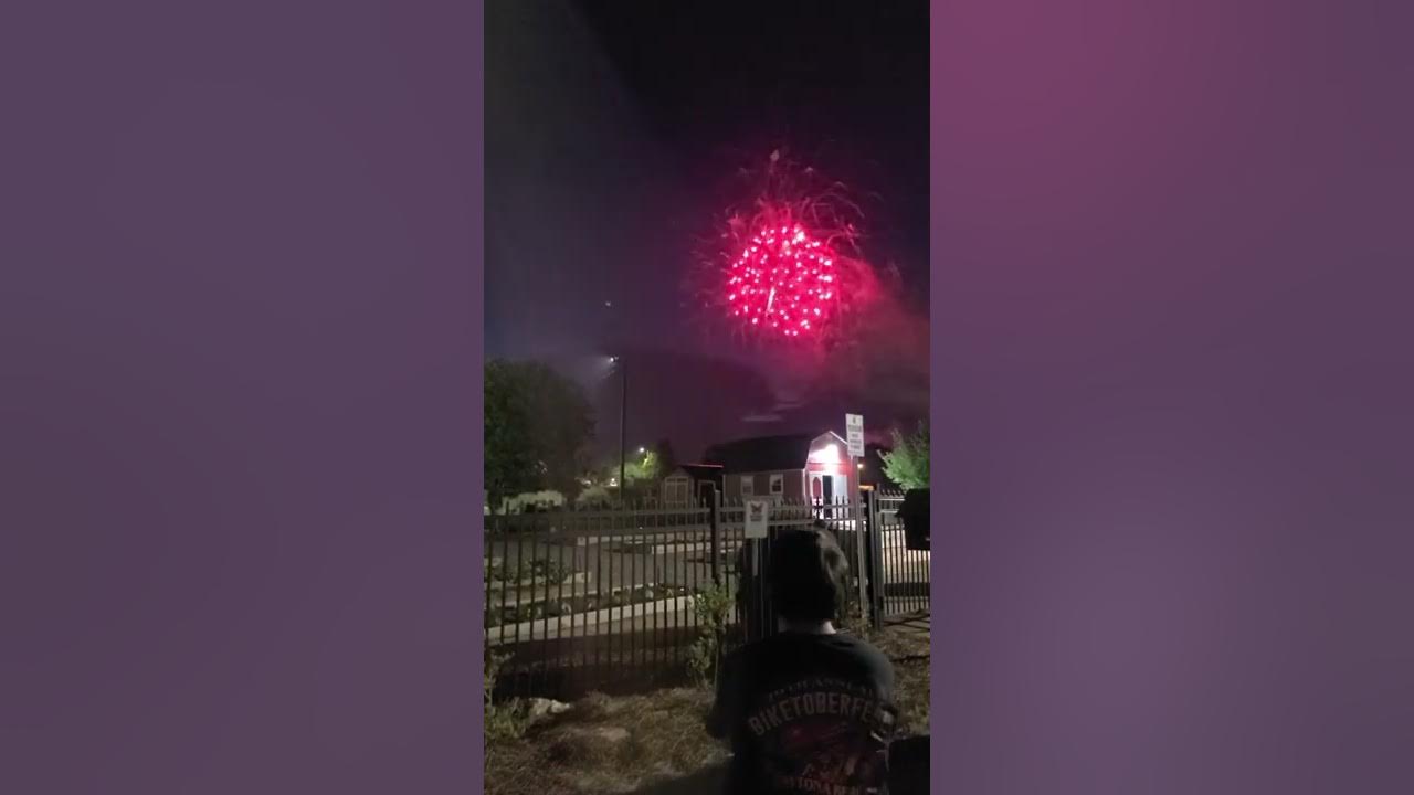 Happy 4th July Fireworks in Gastonia NC YouTube
