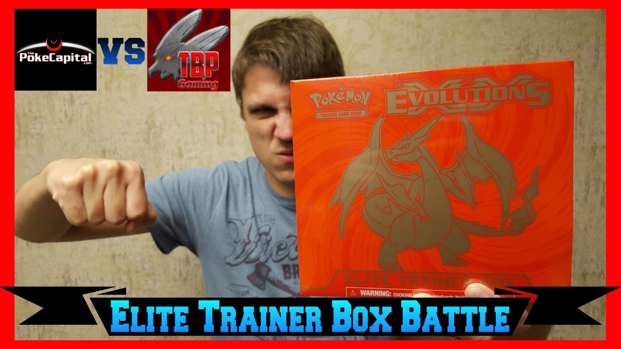Pokemon Cards Xy Evolutions Mega Charizard Y Elite Trainer Box Opening Battle Vs Tbpgaming