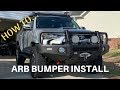 ARB bumper installation on 5th gen 4Runner