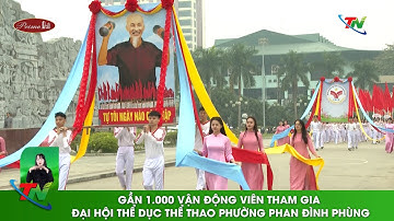 Gần 1 000 vận động viên tham gia Đại hội Thể dục thể thao phường Phan Đình Phùng