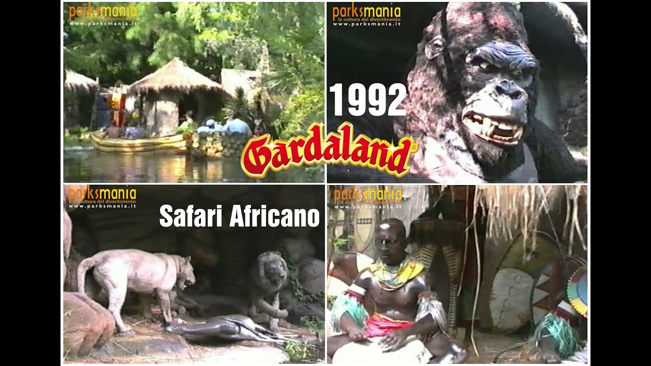 Gardaland (1992): SAFARI AFRICANO (POV) Historical video - YouTube
