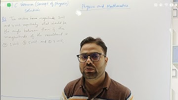 H C Verma Solution, V-1, Ch-2, Q.N-6, Two vectors have magnitude 3unit and 4unit respectively. What