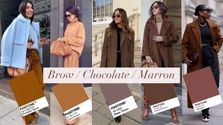 MARRON avec quelles autres couleurs l'associer ? Chic en marronI Manuela Miro