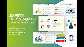 Safety Infographics Presentation for PowerPoint, Google Slides and Canva