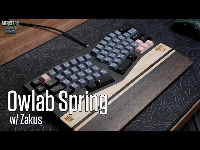 キーボード Owlab Spring black chrome Owlab Spring - Zaku Switches - YouTube