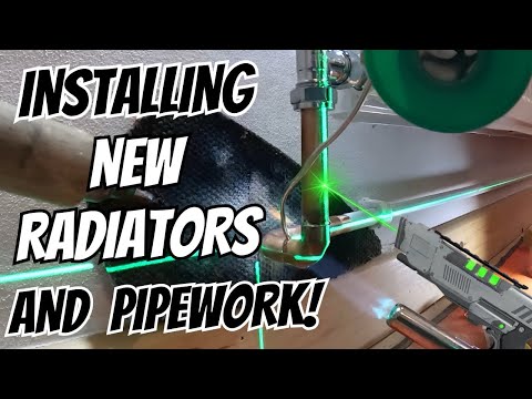 Installing new radiators