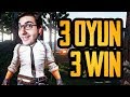 3 OYUN 3 ZAFER - Playerunknown's Battlegrounds Türkçe(PUBG)