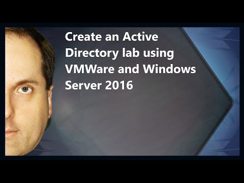 Create an Active Directory lab using VMWare and Windows Server 2016