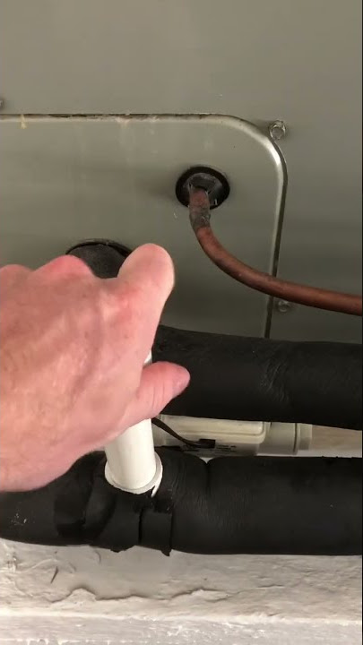 How To Unclog Your AC Drainline! 😲#hvac