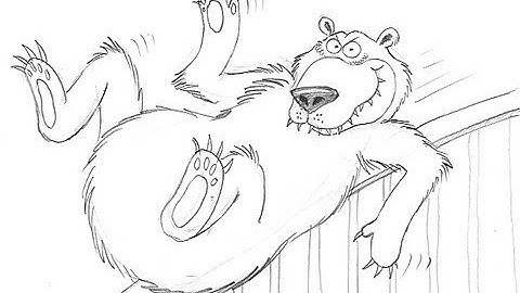 How to Draw Bears: demonstration with Lynne Chapman - Part 1 a Big Brown Bear