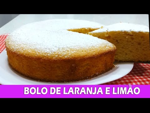 BOLO FÁCIL DE LARANJA E LIMÃO - #semlactose