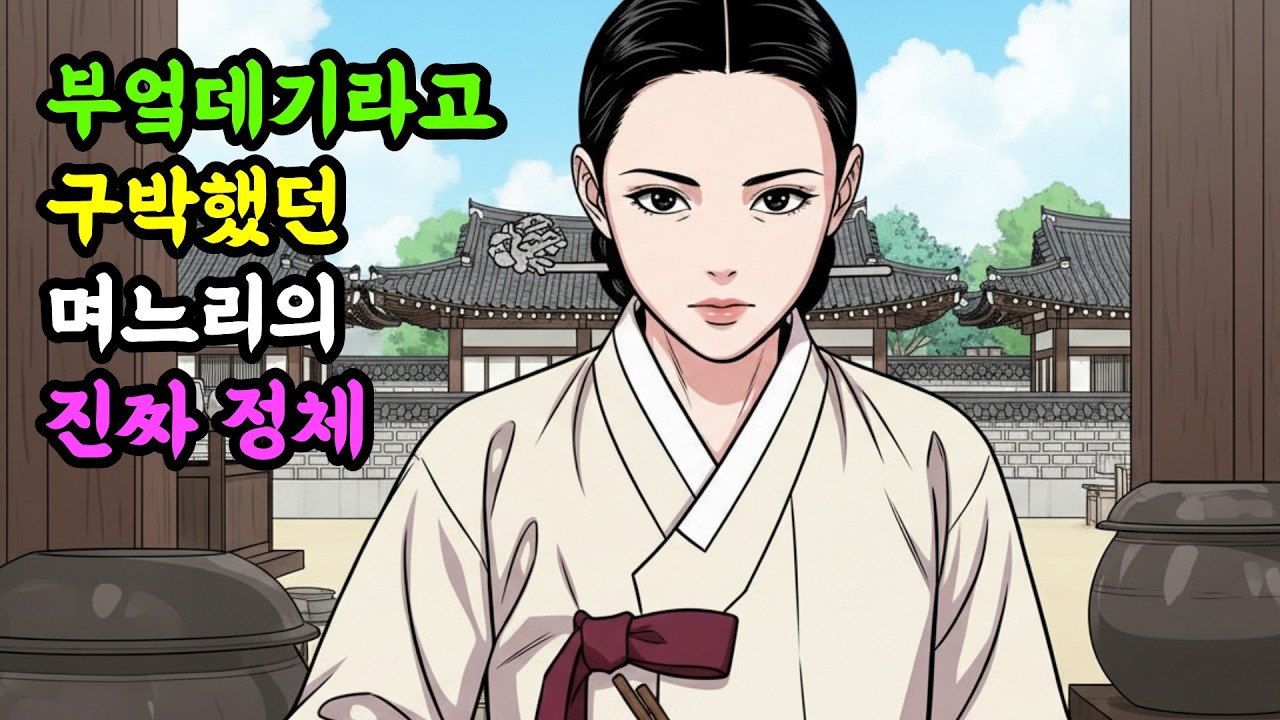 부엌데기라고 구박했던 며느리의 진짜 정체 | 야담 민담 설화 옛날이야기