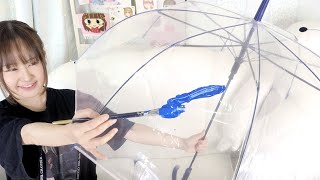 透明な傘をオリジナルにリメイクしてみたよ！
