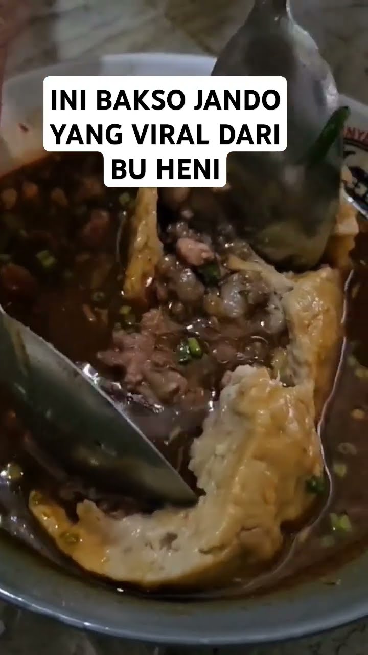 WOW...BAKSO JANDO BU HENI