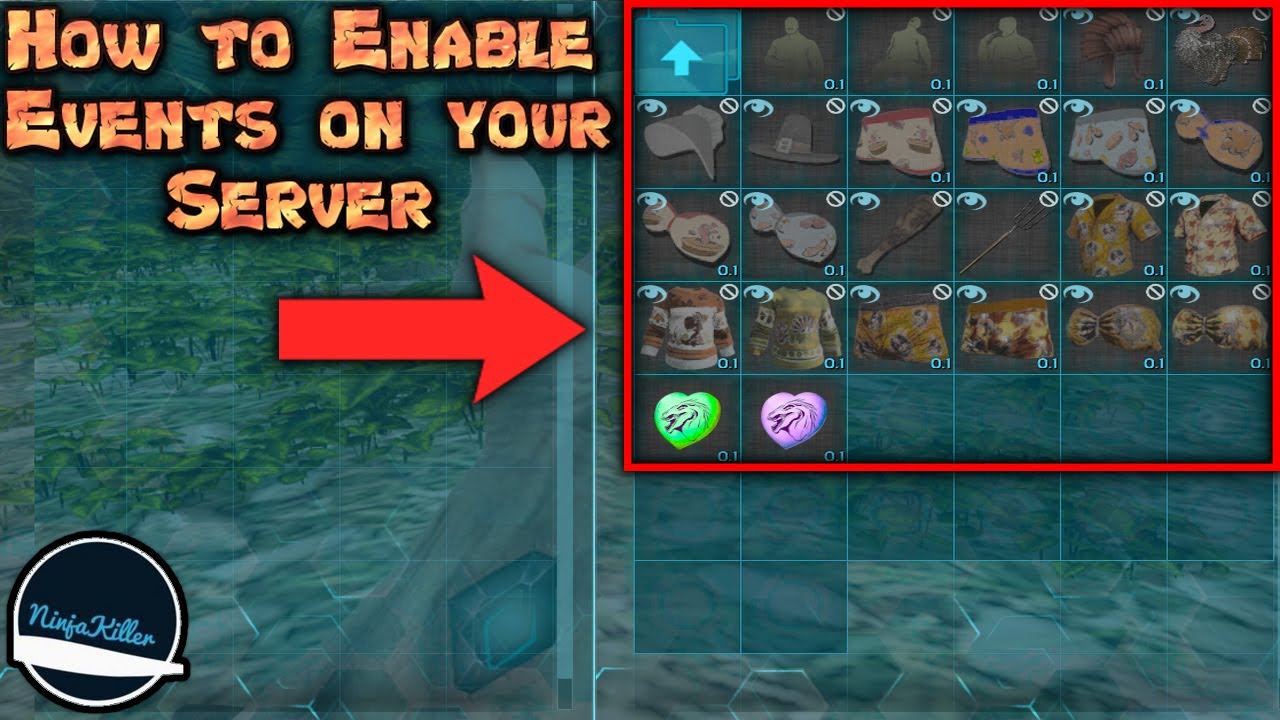How To Enable Events On Single Player Nitrado Server In Ark Survival Evolved On Pc Ps4 Xbox Youtube