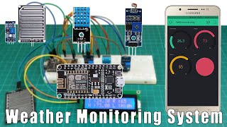 WEATHER MONITORING SYSTEM Tutorial | Nodemcu ESP8266 with WEATHER MONITORING SYSTEM [Full Guide] screenshot 2