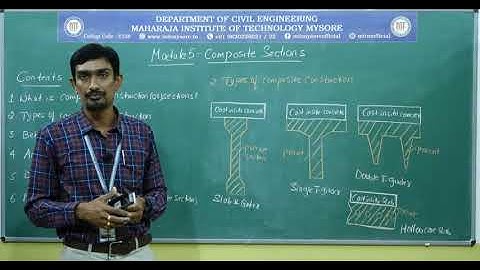 Design of PSC Elements 17CV82|Module 5|Composite Sections-Definition, Types & Behaviour|S1