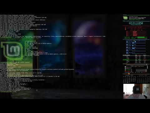 Install asciinema and glances on linux