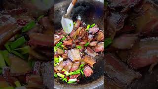 In the past in Xiangxi we would only offer cured meat to distinguished guests#Farmers smok