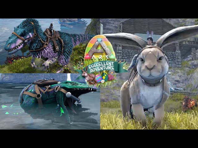 15 Ark Gen ｲｰｽﾀｰ満喫 イベカラーx生物 激ﾚｱちびペットを狙う Pc版公式pve Ark Survival Evolved Youtube