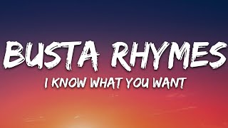 Video thumbnail of "Busta Rhymes, Mariah Carey - I Know What You Want (Lyrics) ft. Flipmode Squad"