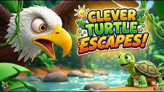 A Tiny Turtle's Clever Escape 🐢 #JungleTales #CleverThinking #TurtleStory #AnimalWisdom screenshot 5