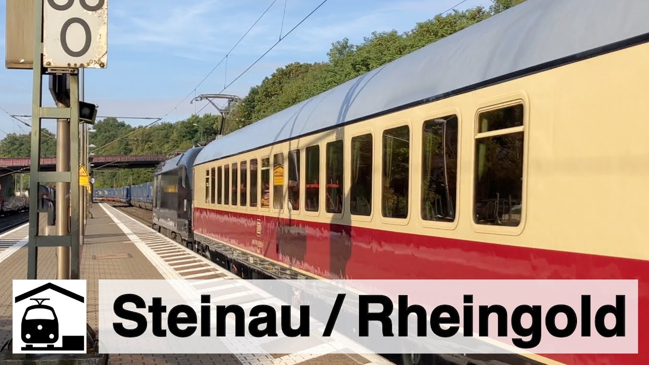Zugverkehr in Steinau • Kinzigtalbahn • AKE Rheingold • Bonus: 2 x V100