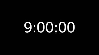 9H Pure Black Timer | Solid Color Countdown ⚫ #000000