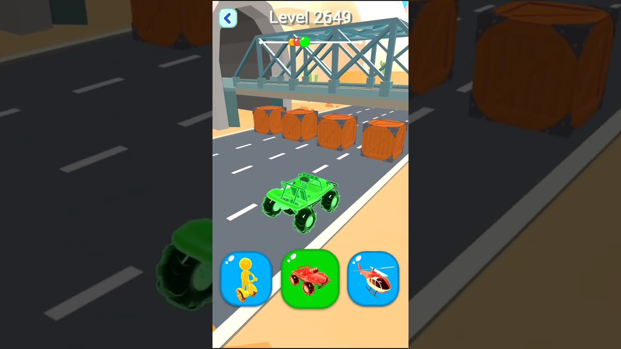 Shape-shifting Funny Race All Level Gameplay Walkthrough Master Level 