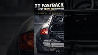 Jetzt ganzes Video schauen! Jetzt wird’s ernst! Detailarbeiten am Audi-TT‑Fastback-Dach beginnen!
