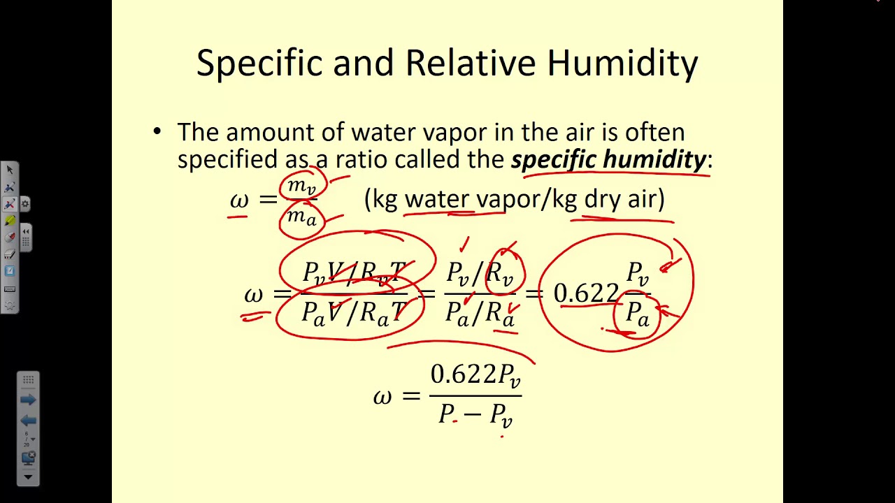 ME 310 - Lecture 19 (Thermo II) - Dry and Humid Air