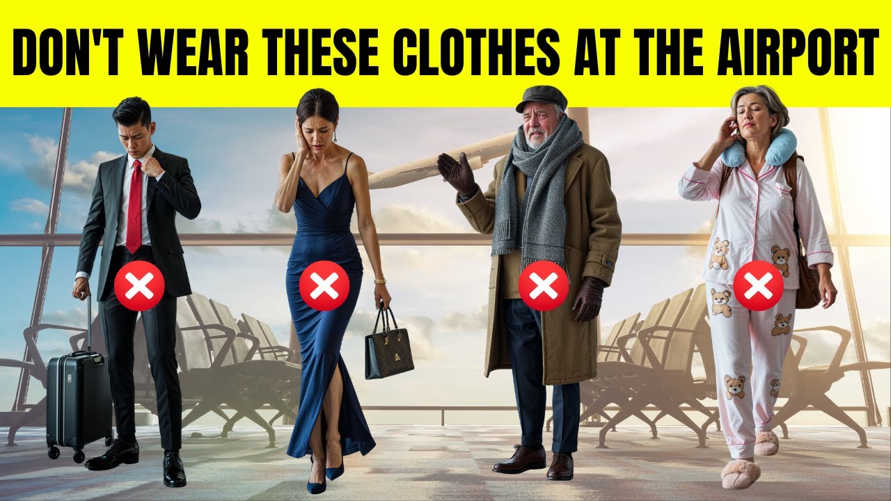 Clothes You Should NEVER Wear at the Airport! (FORBIDDEN?)