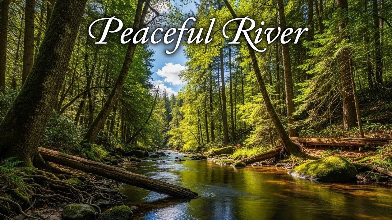 Flowing River Ambience 🌊 Peaceful Sound for Meditation, Focus, and Deep Relaxation #244