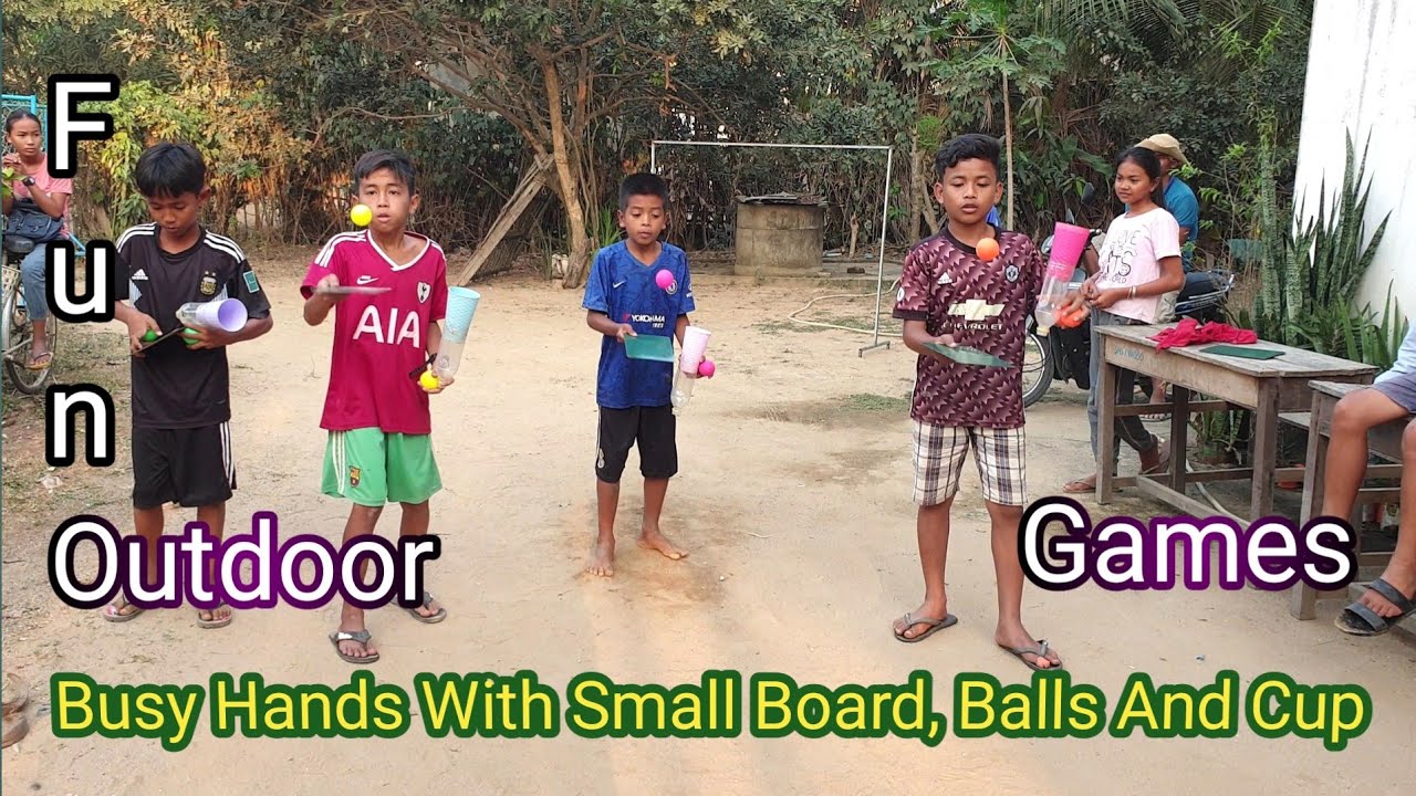 Busy Hands With Small Board & Balls And Cups | Outdoor Games | Indoor Games