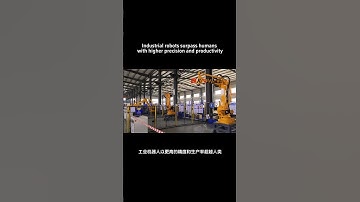 Industrial robots surpass humans with higher precision and productivity#factory #palletizer