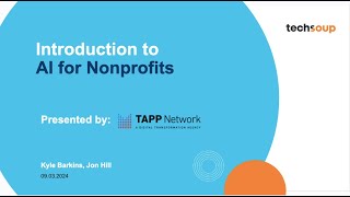 Introduction to AI for Nonprofits