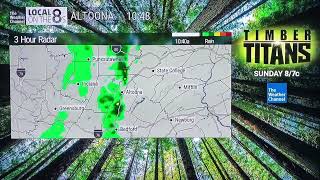 Altoona PA Local on the 8s 10 48 AM - Rain finally returns to the city