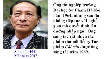 TUẦN 22 TẬP ĐỌC  3 CÁI CẦU