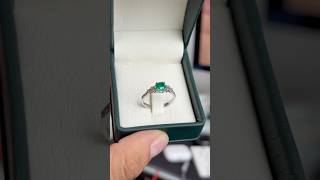 #Emerald #WhiteGold #NaturalDiamond #EmeraldCut #LuxuryJewelry #FineJewelry #ColombianEmerald