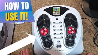 How to Use This Fit King Shocking Foot Massager