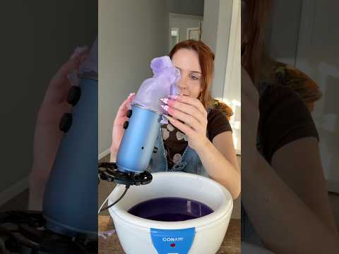 Covering a blue yeti microphone in paraffin wax 😮💨🍯 #asmr