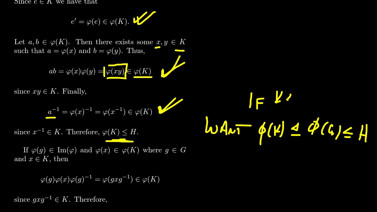 Properties of Group Homomorphisms