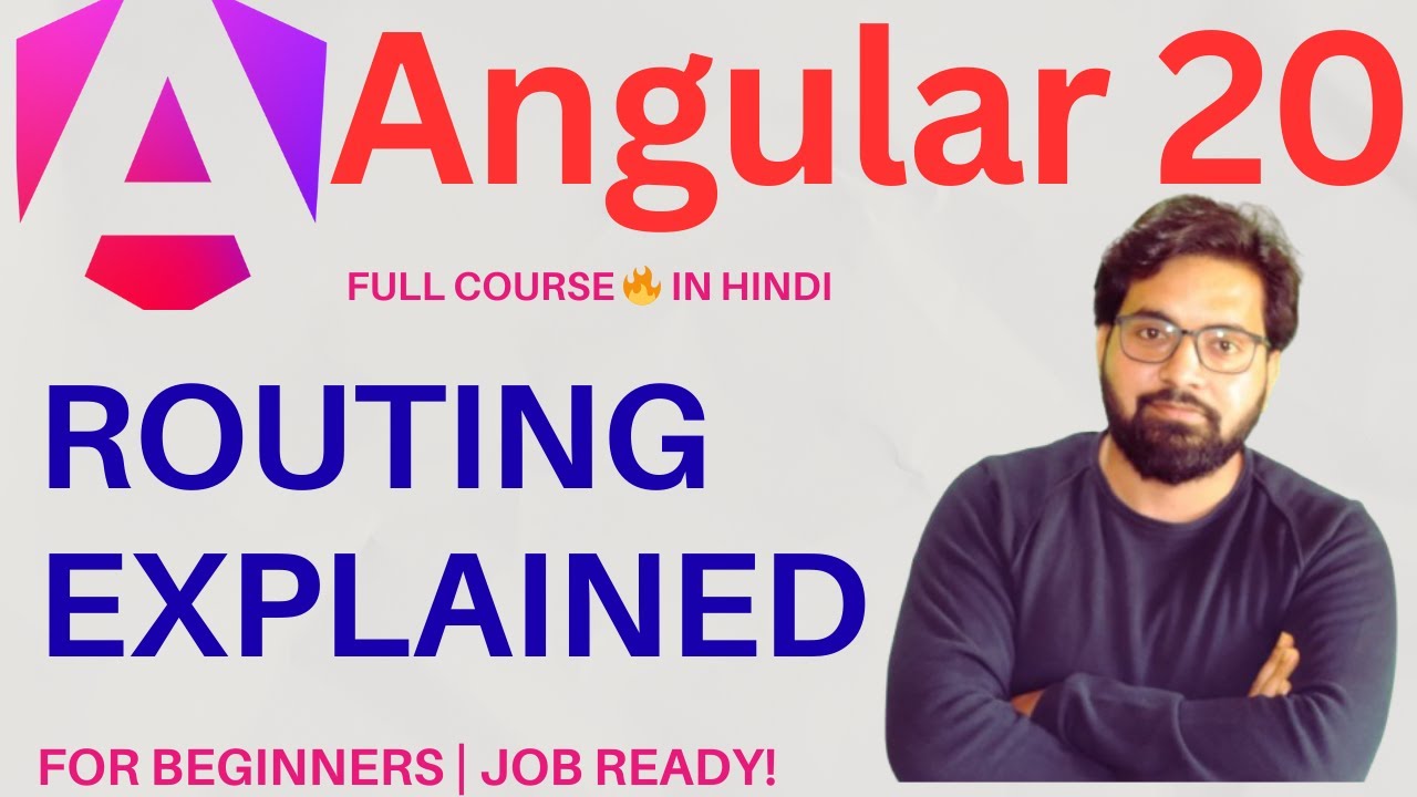 Angular 20 Routing Explained in Hindi | Easy Beginner Guide