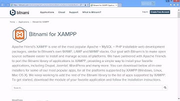 การดาวน์โหลดและติดตั้ง XAMPP สำหรับติดตั้ง Joomla และ Wordpress