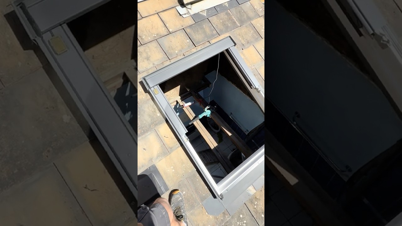 Installing  new Eletric Velux Window SK06