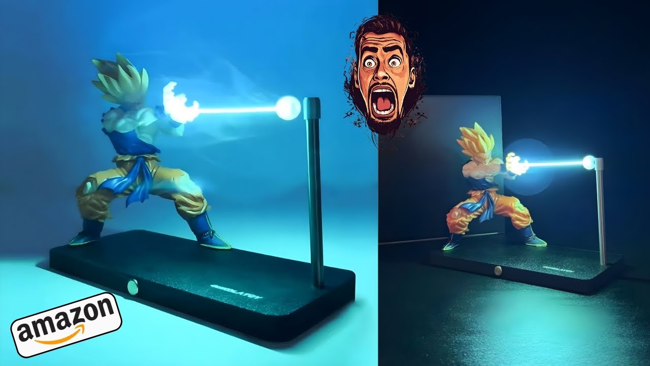 GOKU Magnetic Lamp, Multi Colour Power action positions 