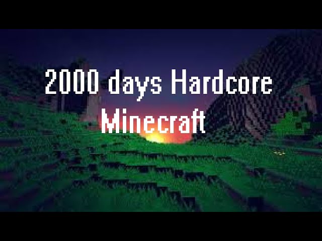 I survived Minecraft Hardcore for 2000 Days and this is what happened-Trailer